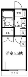 丘の上ハイツの物件間取画像